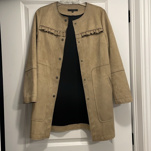 suede coat - Picture 3 of 5